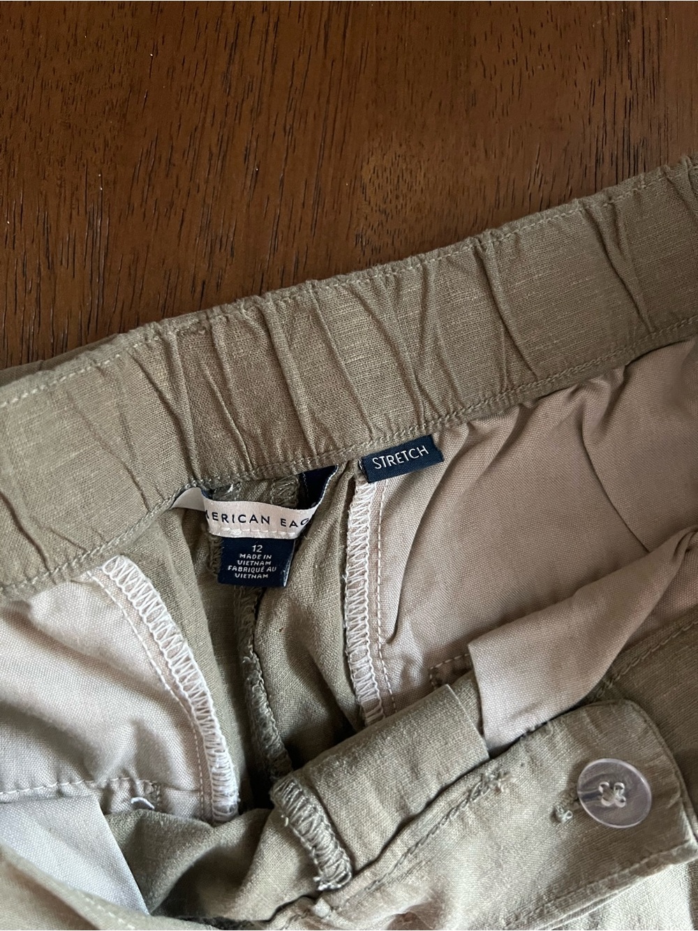 AE Low-Rise Linen-Blend Trouser - Picture 4 of 5